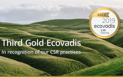 Third Gold Ecovadis medal!